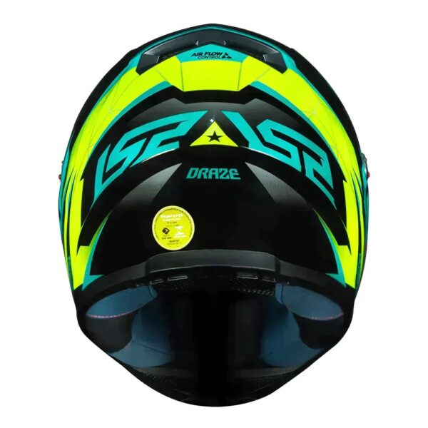 CAPACETE LS2 CLASSIC DRAZE VERDE - Imagem 3