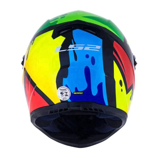CAPACETE LS2 CLASSIC FF358 MASTERPIECE AMARELO - Imagem 3
