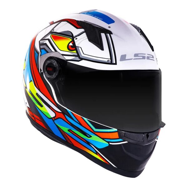 CAPACETE LS2 CLASSIC FF358 XDRON NEON - Imagem 2