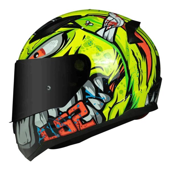 CAPACETE LS2 RAPID BADASS AMARELO - Imagem 2