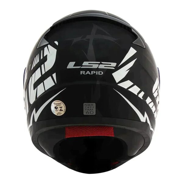 CAPACETE LS2 RAPID CROMO CINZA - Imagem 3