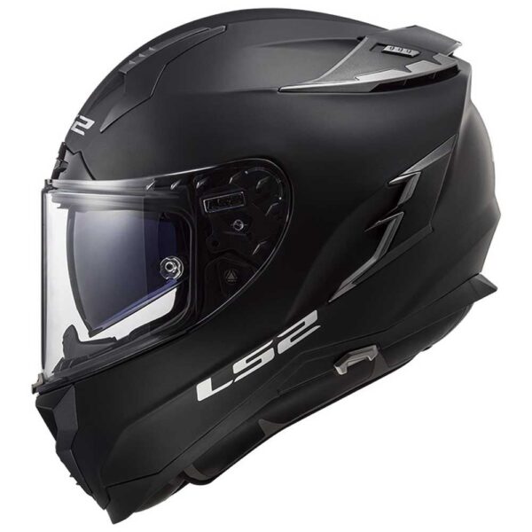 CAPACETE LS2 STREAM II MONOCOLOR PRETO FOSCO - Imagem 4